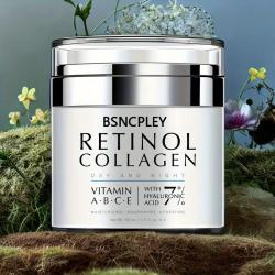 Retinol Collagen Cream, 50ml/1.7oz, Firming Face Moisturizer, Day &amp; Nigh
